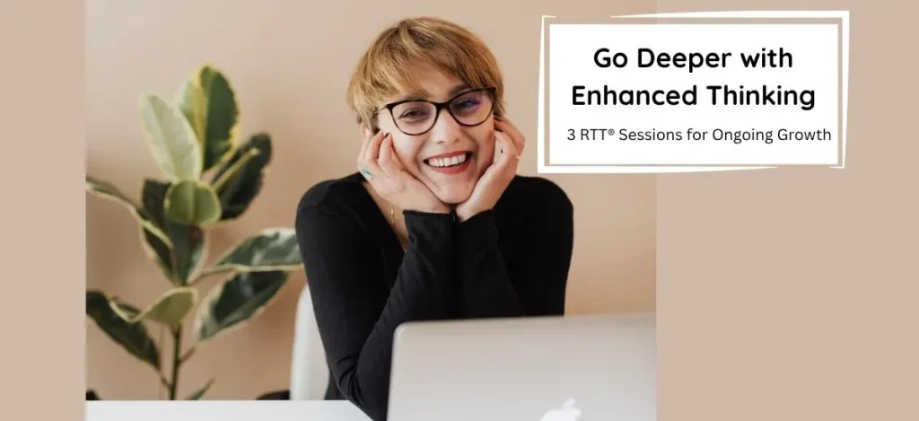 RTT hypnotherapy three session package for lasting mindset change and confidence